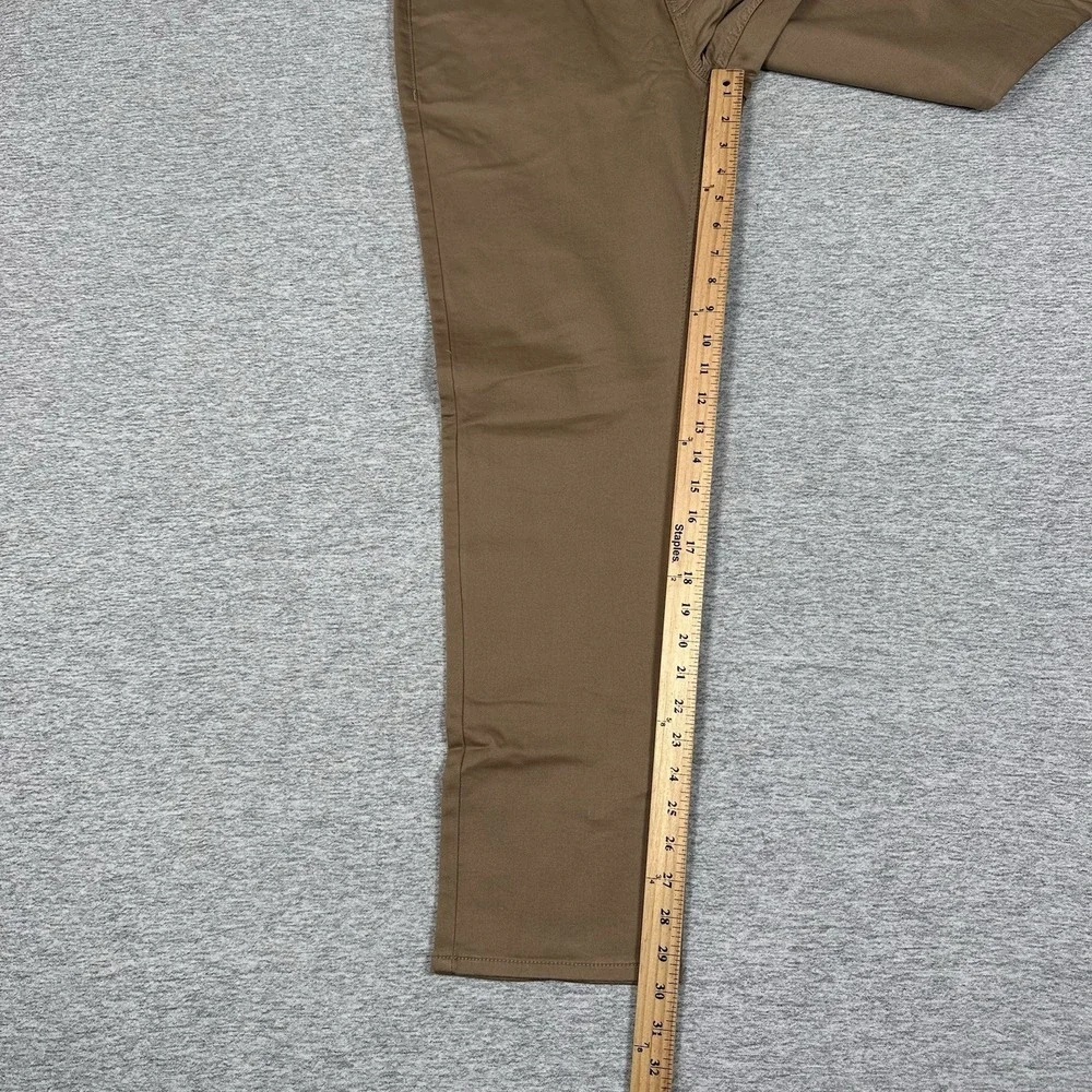 Banana Republic Pants Mens Size 34x30 Brown 5-Pocket Stretch Chino City NEW
